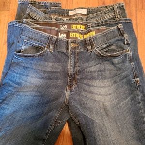 Mens Lee extreme motion jeans